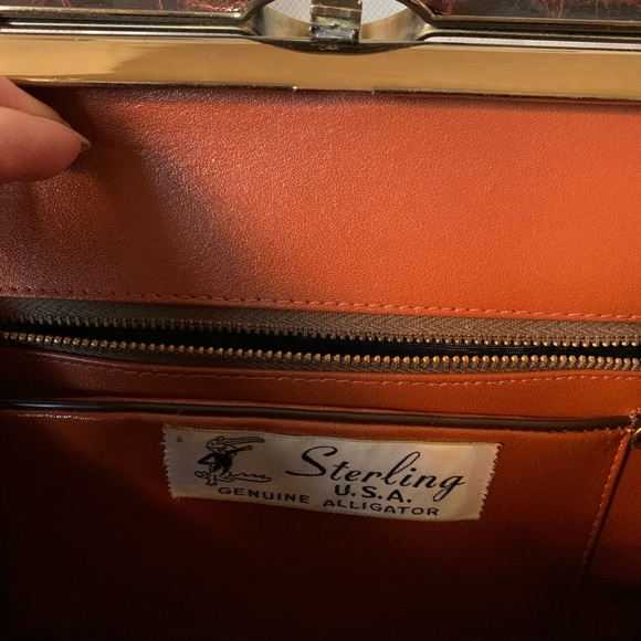 Vintage Alligator Handbag - Picture 5 of 6